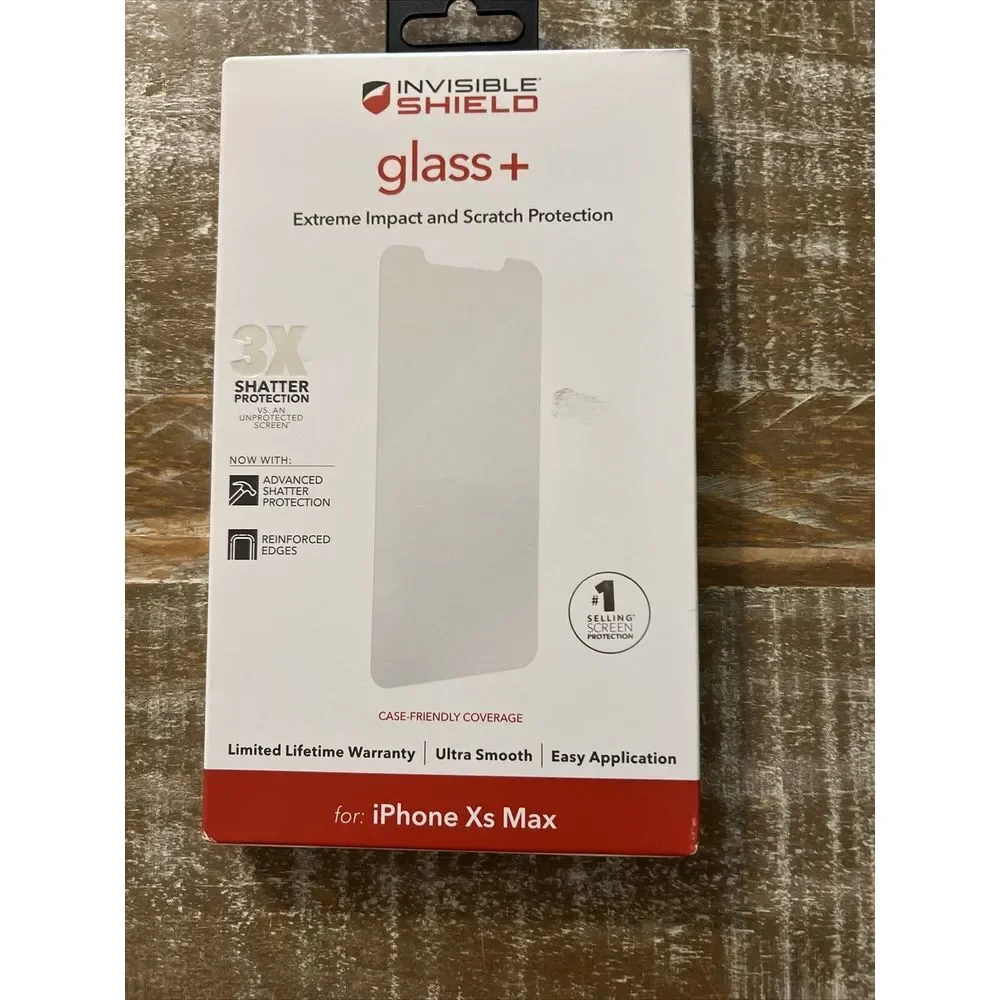 Zagg Invisible Glass+ Extreme Impact and Scratch Protection Apple iPhone Xs Max